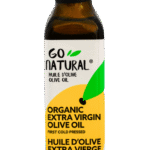 Huile d’Olive Extra Vierge Biologique Go Natural – Bouteille Verre Marasca 250 ml