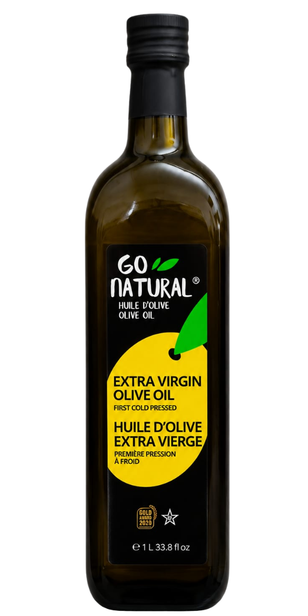 Gonatural-Bio-Marasca-1 L.png Huile d’Olive Extra Vierge Go Natural – Bouteille Verre Marasca 500 ml – Image 1